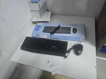 PHİLİPS KABLOLU  KLAVYE&MOUSE SET SPT6237B(OUTLET)
